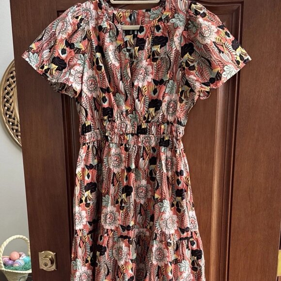 Anthropologie Somerset Maxi Dress Fall Floral Botanical - Picture 3 of 3